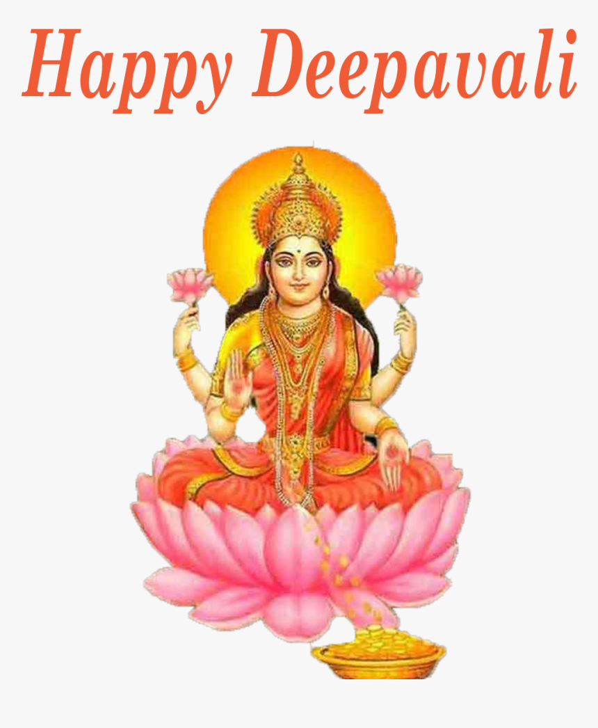 Diwali Wishes Png Photo - High Resolution Lakshmi God Png, Transparent Png, Free Download