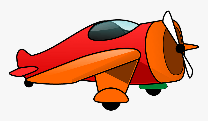 Cartoon Airplane Clipart - Transparent Airplane Cartoon Png, Png Download, Free Download