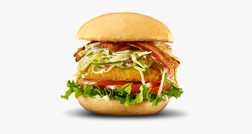 Crispy Chicken Burger Png, Transparent Png, Free Download