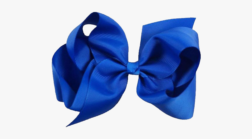 Blue Hair Bow Png - Ribbon, Transparent Png, Free Download