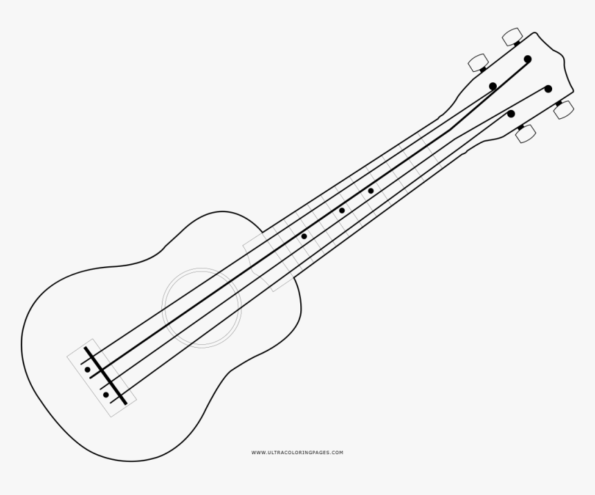 Transparent Ukelele Png - Ukelele Para Colorear, Png Download, Free Download