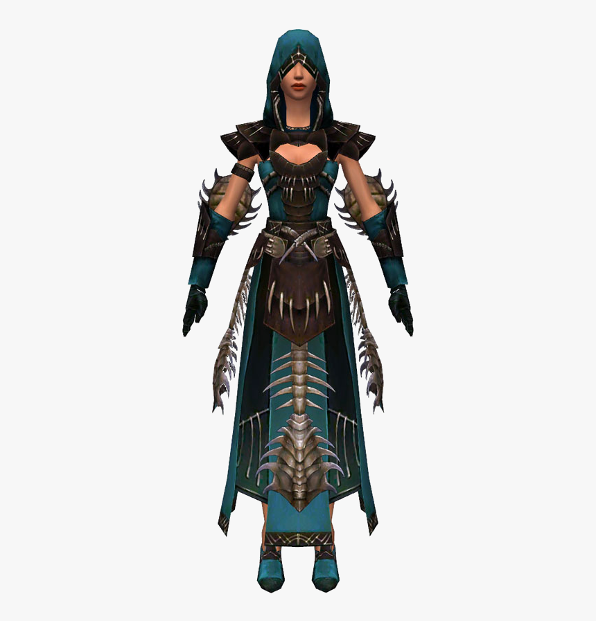 Dervish Primeval Armor F Dyed Front - Dervish Primeval Armor, HD Png Download, Free Download