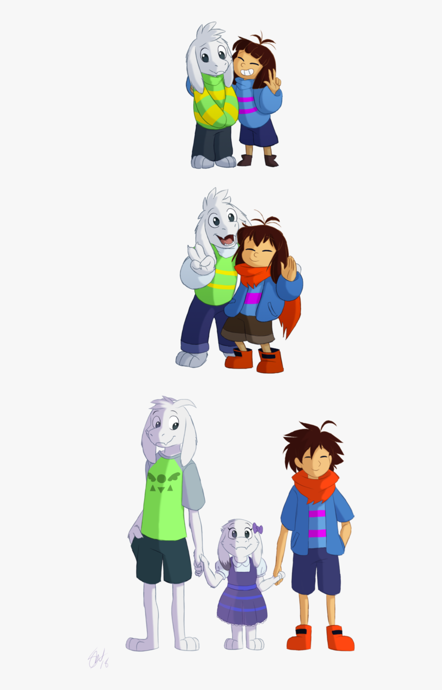 Dreemurr Sibling Squad By Tc-96 - Undertale Comics Growth Spurt, HD Png Download, Free Download