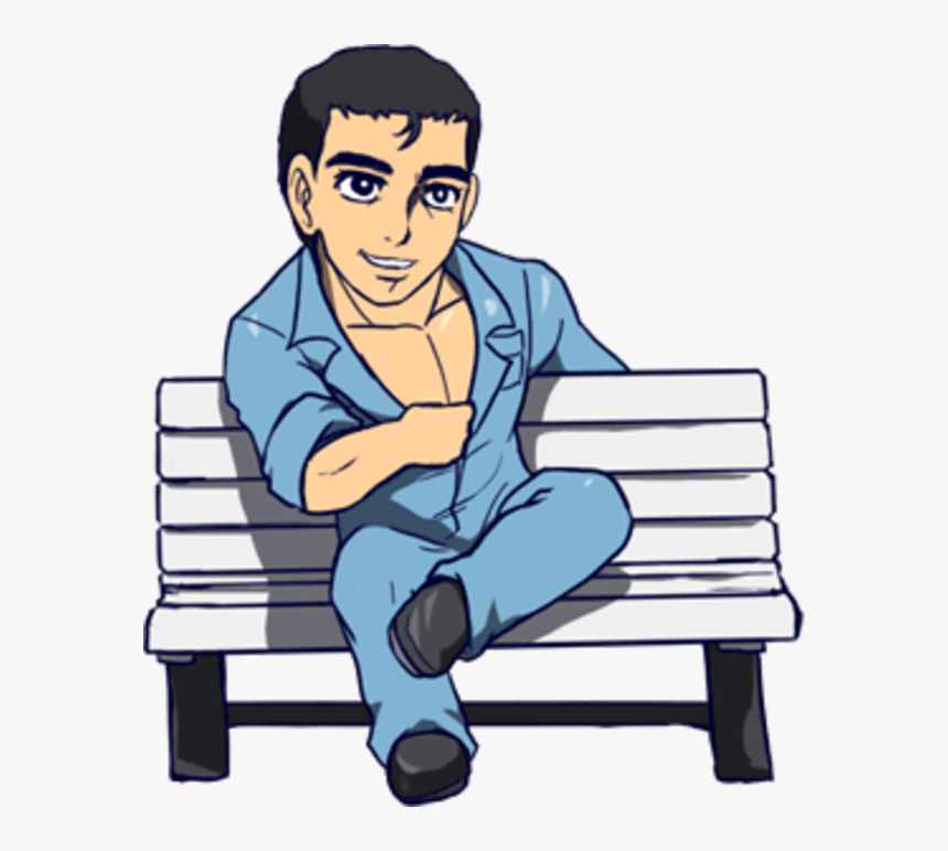 Sitting Man Male Human Behavior Standing Professional - Kuso Miso Technique, HD Png Download, Free Download