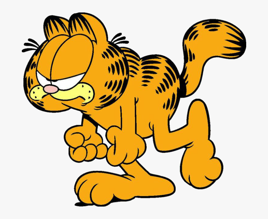 Garfieldandfriends Garfield Angry Comicgarfield - Garfield Angry, HD Png Download, Free Download
