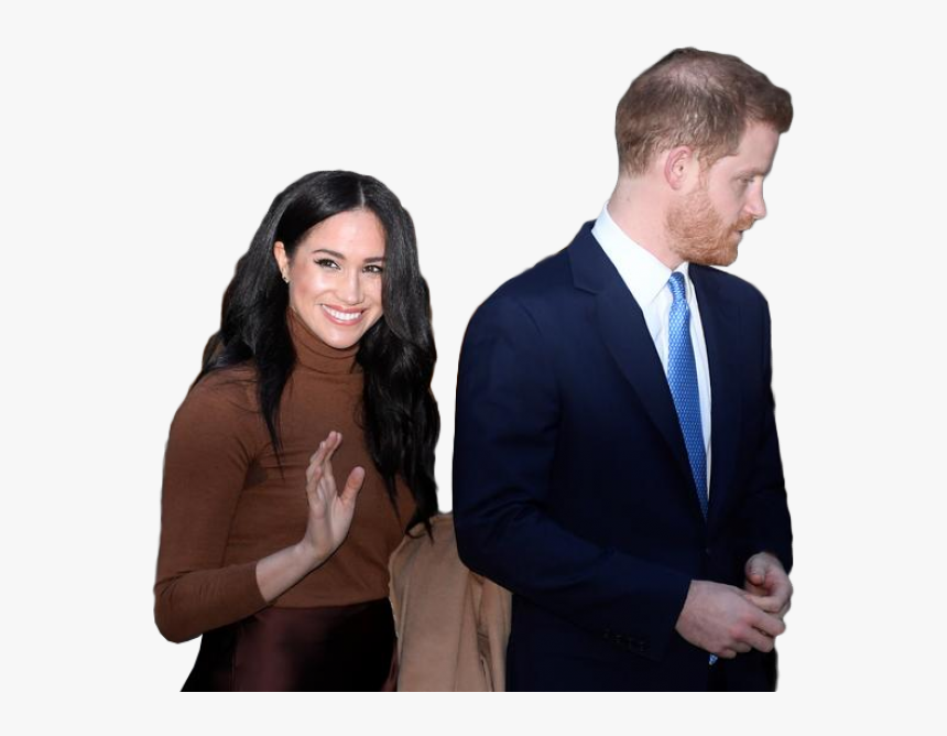 Meghan And Harry Left, HD Png Download, Free Download
