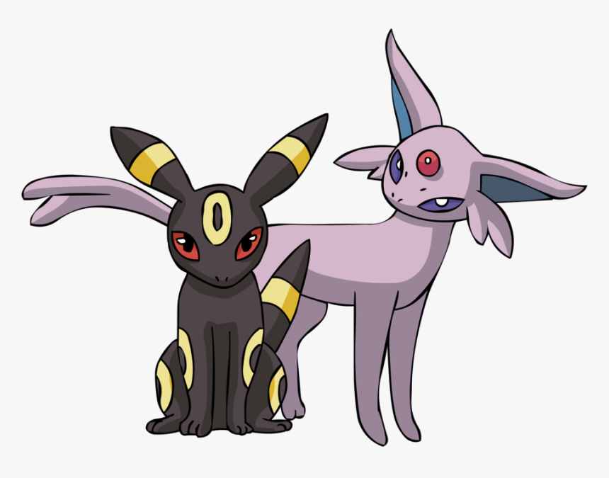 Umbreon Drawing Angry - Espeon And Umbreon Png, Transparent Png, Free Download