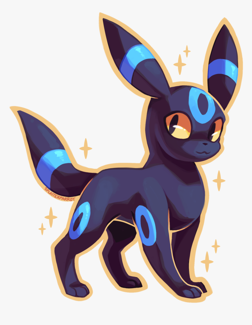“shiny Umbreon Fanart ~
” - Shiny Umbreon, HD Png Download, Free Download