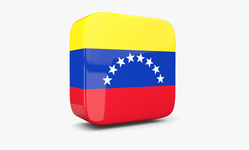 Glossy Square Icon 3d - Venezuela Flag 3d Png, Transparent Png, Free Download