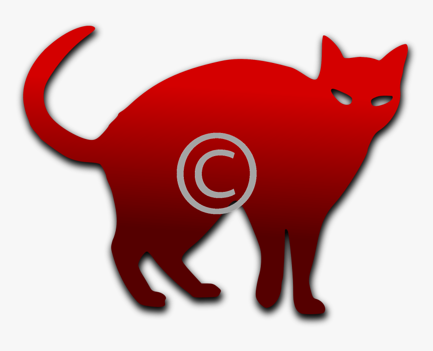 Black Cat Walking Png, Transparent Png, Free Download