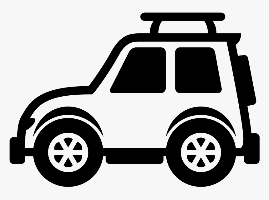 Black And White Car Emoji , Png Download - Black And White Car Emoji, Transparent Png, Free Download