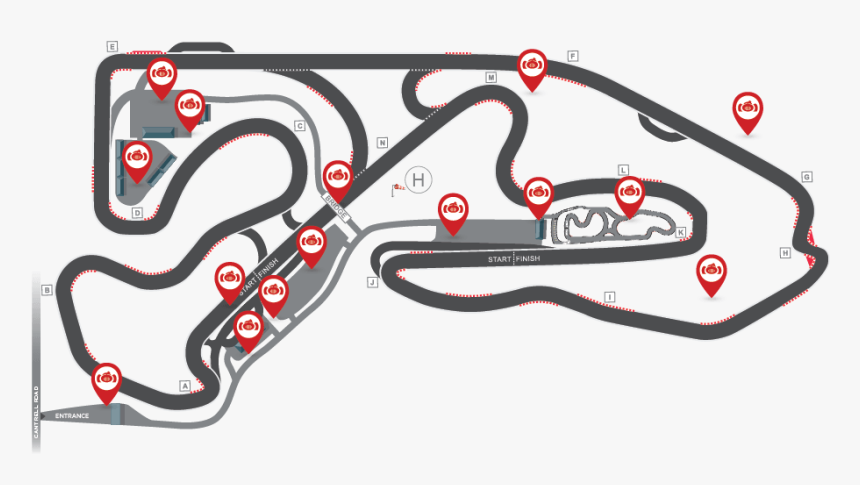 Race Track Png Image - Monticello Motor Club Track Map, Transparent Png, Free Download