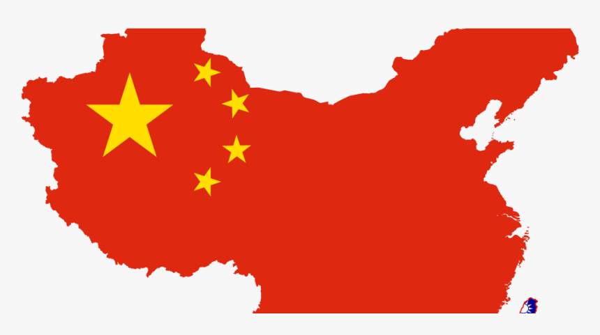 Taiwan & China An Unsolvable Conflict - Map China Flag Png, Transparent Png, Free Download