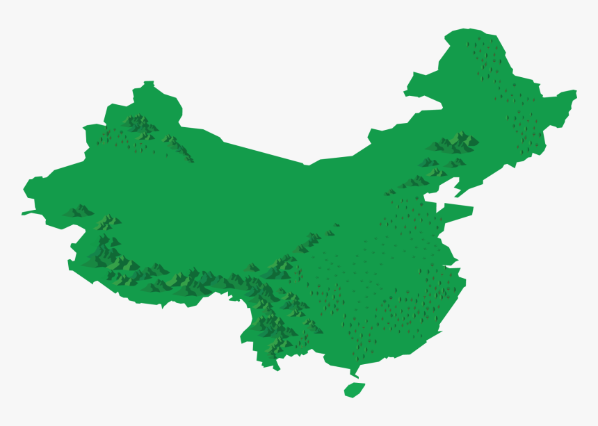 Blue Map Of China, HD Png Download, Free Download