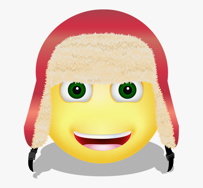 Cool Emoji Png Transparent Picture - Winter Smiley, Png Download, Free Download