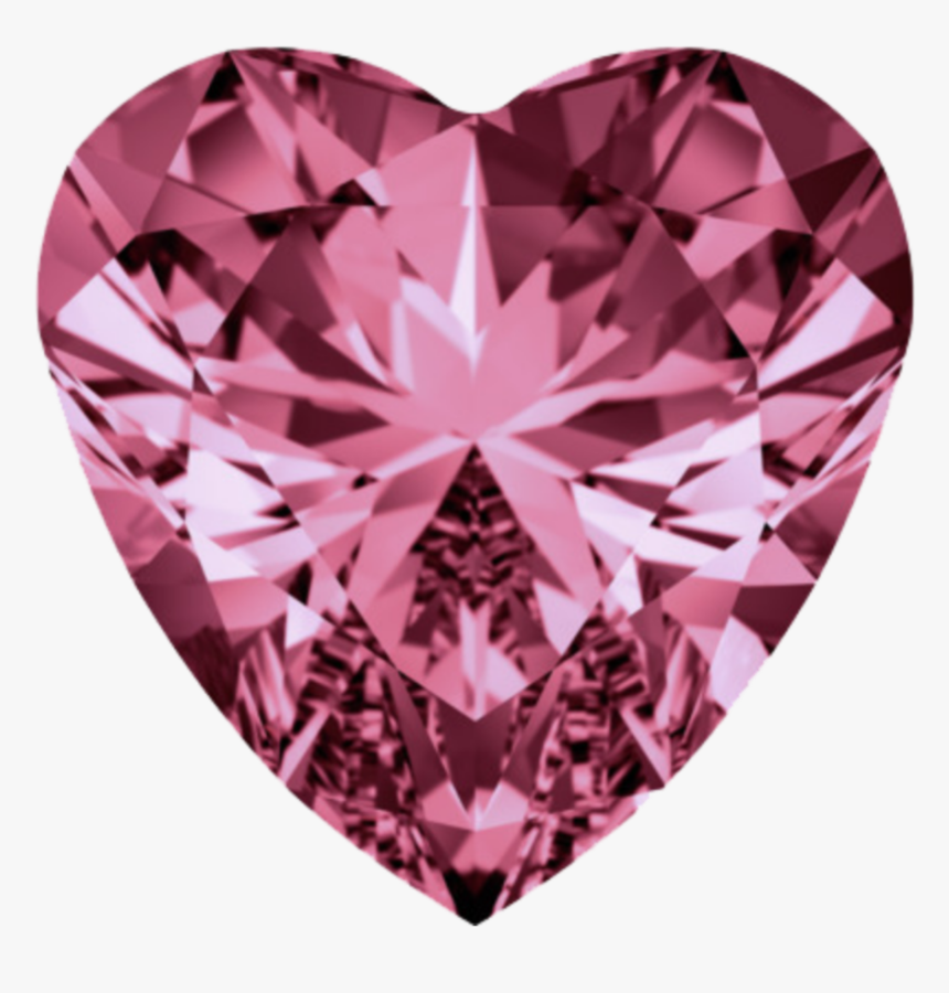 #gem #heart #pink - Pink Heart Gem Png, Transparent Png, Free Download