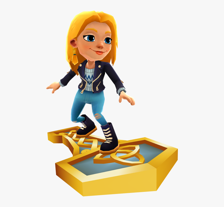 Freya Surfing On Hammer - Subway Surfers Em Png, Transparent Png, Free Download