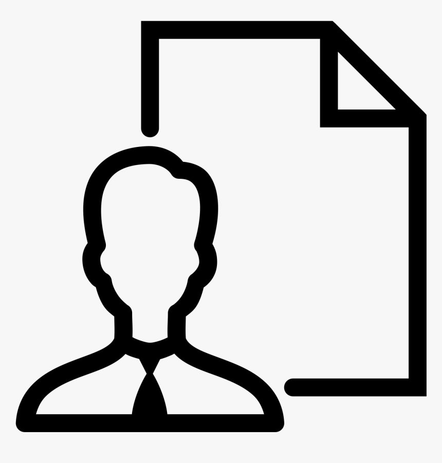 Profile Icon Png Black Download - Large File Transfer Icons, Transparent Png, Free Download