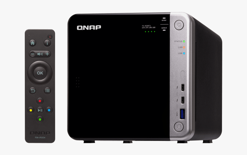 Qnap Ts- 453bt3 4 Bay Your First Thunderbolt 3 10gbe - Qnap Ts 453bt3 8g, HD Png Download, Free Download