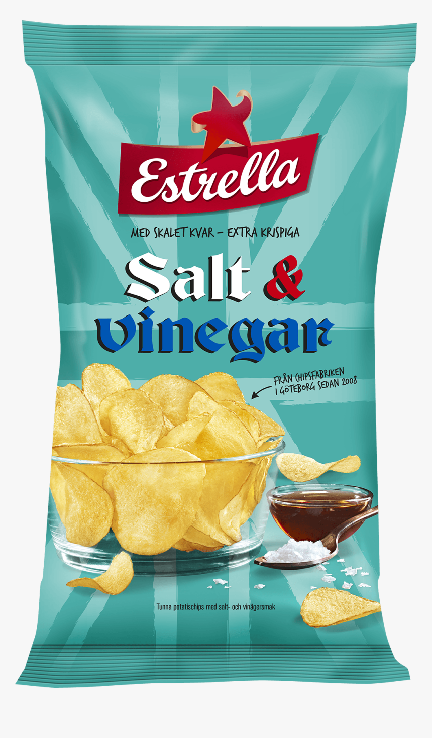 Salt & Vinegar Chips Från Estrella - Estrella Chips, HD Png Download, Free Download