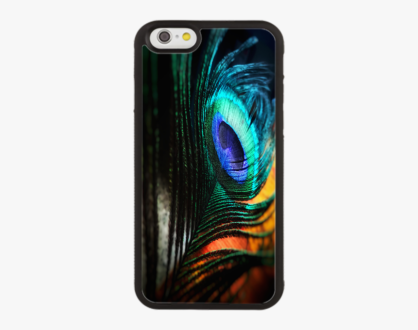 Bold Peacock Feather Cell Phone Case - Smartphone, HD Png Download, Free Download