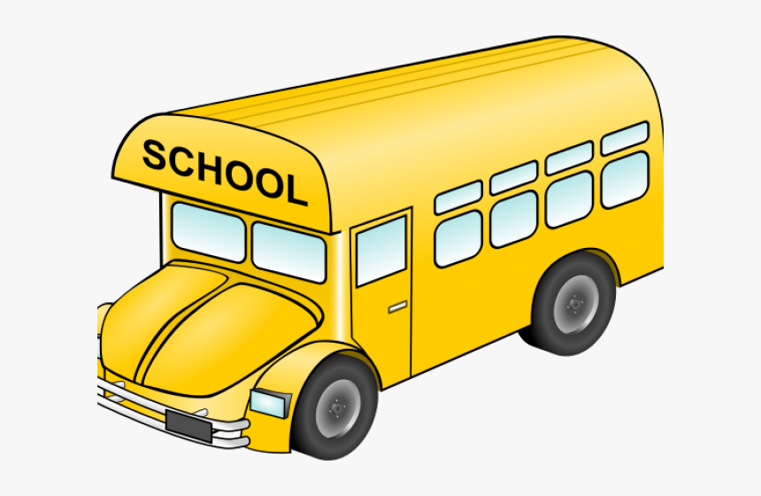 Yellow Clipart Schoolbus - Animated Bus Image Png, Transparent Png, Free Download