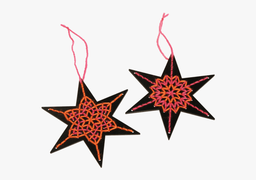 Wooden Ornaments "stars For Stitching - Flag Of Chicago, HD Png Download, Free Download