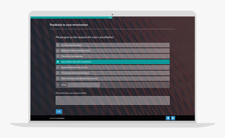 Survey Template Cancellation Customer - Led-backlit Lcd Display, HD Png Download, Free Download