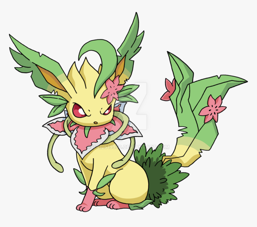 Transparent Four Seasons Clip Art - Pokemon Leafeon Mega Evolution, HD Png Download, Free Download