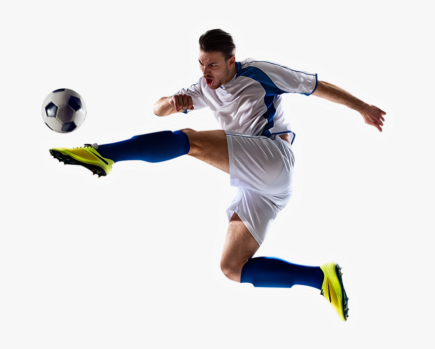 Soccer Player Png Transparent , Png Download - Person Kicking A Ball, Png Download, Free Download