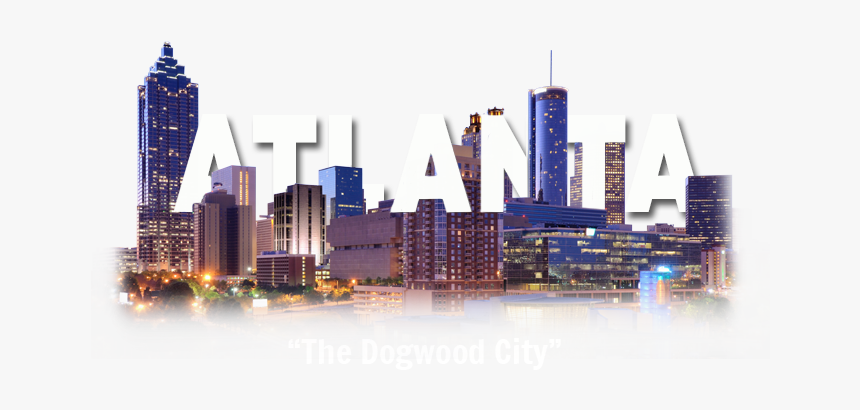Atlanta Skyline Png - Transparent Atlanta Skyline, Png Download, Free Download