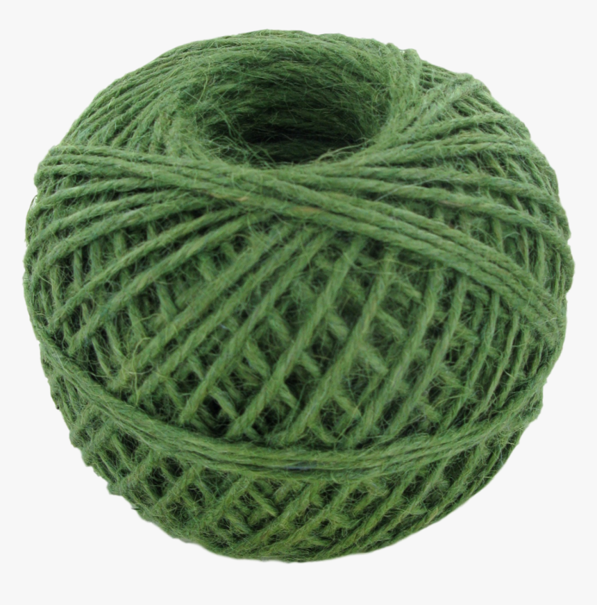 Green Jute Twine Ball 130m - Wool, HD Png Download, Free Download