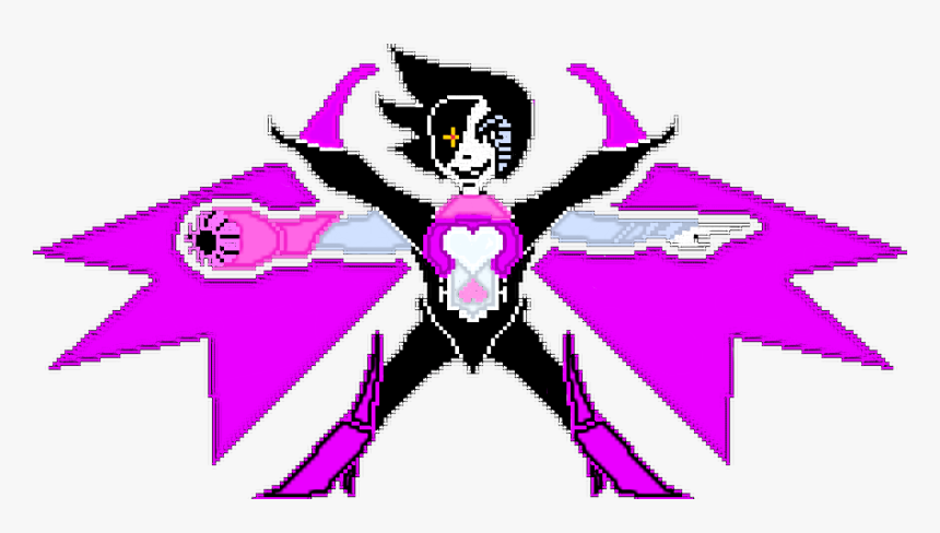 Undyne The Undying Sprite Colored , Png Download - Underfell Mettaton Neo Sprite, Transparent Png, Free Download