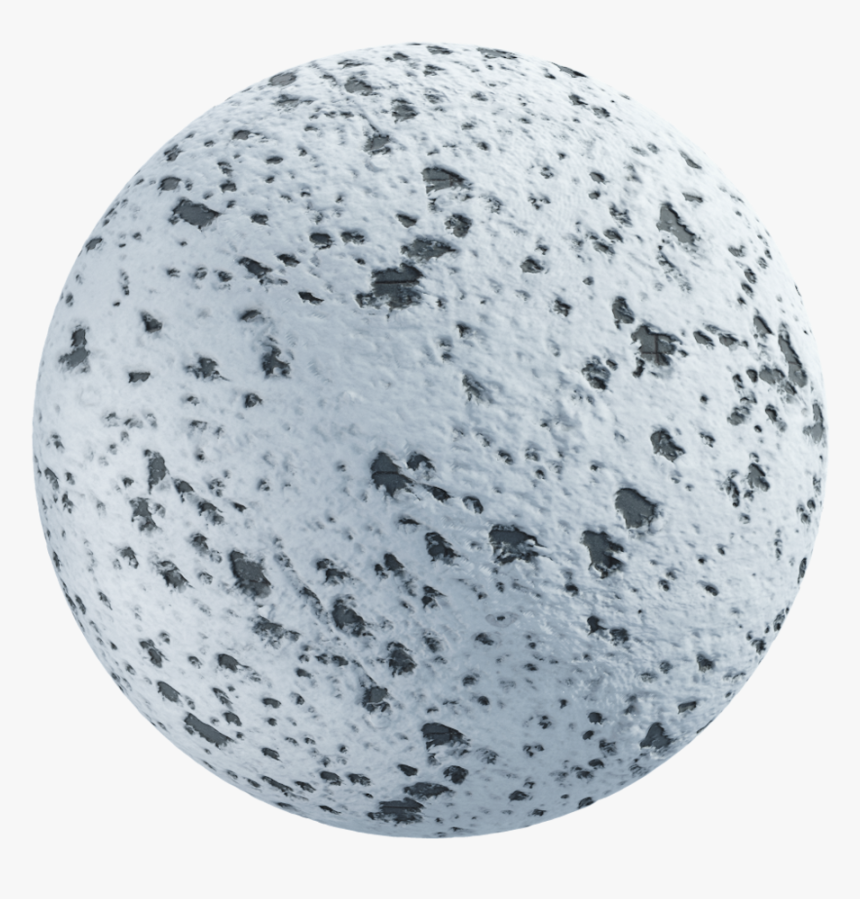 Transparent Snow Texture Png - Rendering Textures On Sphere, Png Download, Free Download