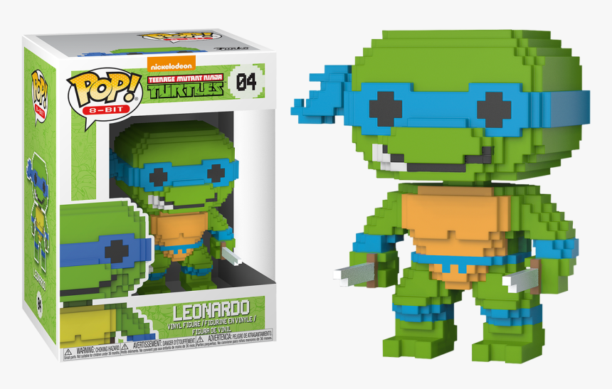 Funko Pop 8 Bit Michelangelo, HD Png Download, Free Download