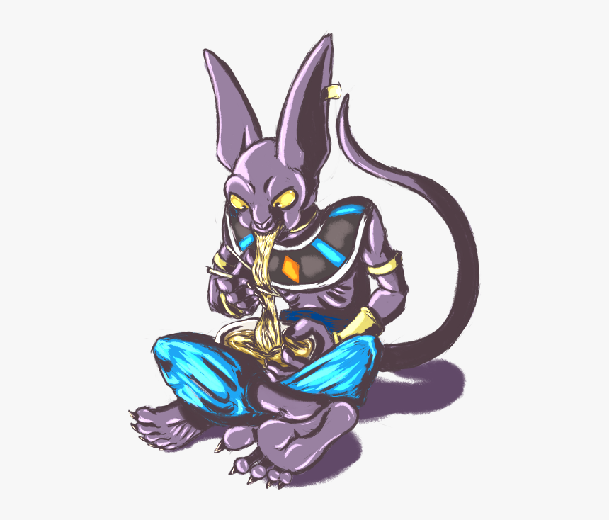 Beerus Barefoot , Png Download - Beerus Hungry, Transparent Png is free tra...