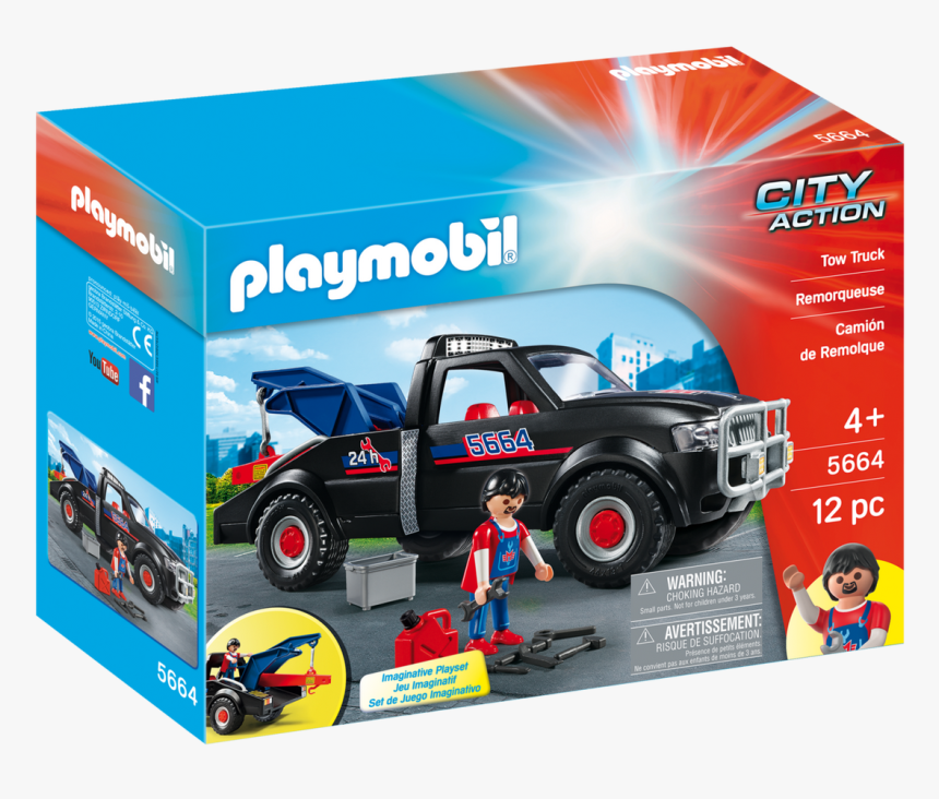 Playmobil Tow Truck, HD Png Download, Free Download