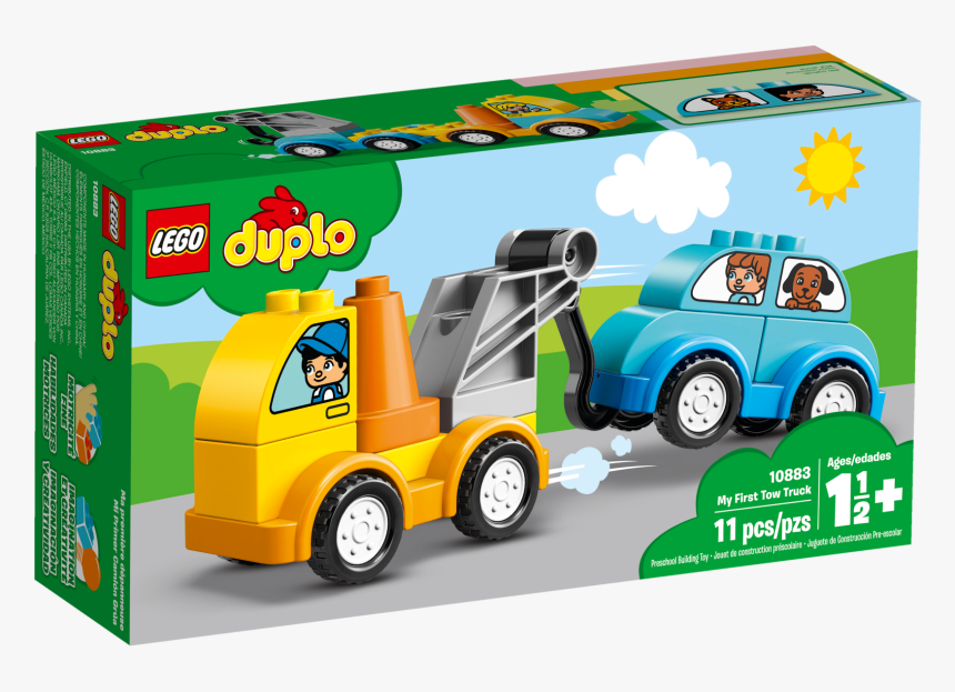 Lego Duplo My First Tow Truck - Lego Duplo First Tow Truck, HD Png Download, Free Download