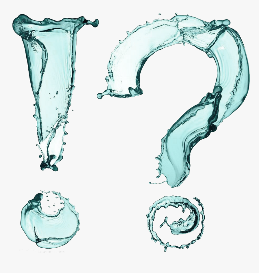 Water Exclamation Mark Png, Transparent Png, Free Download