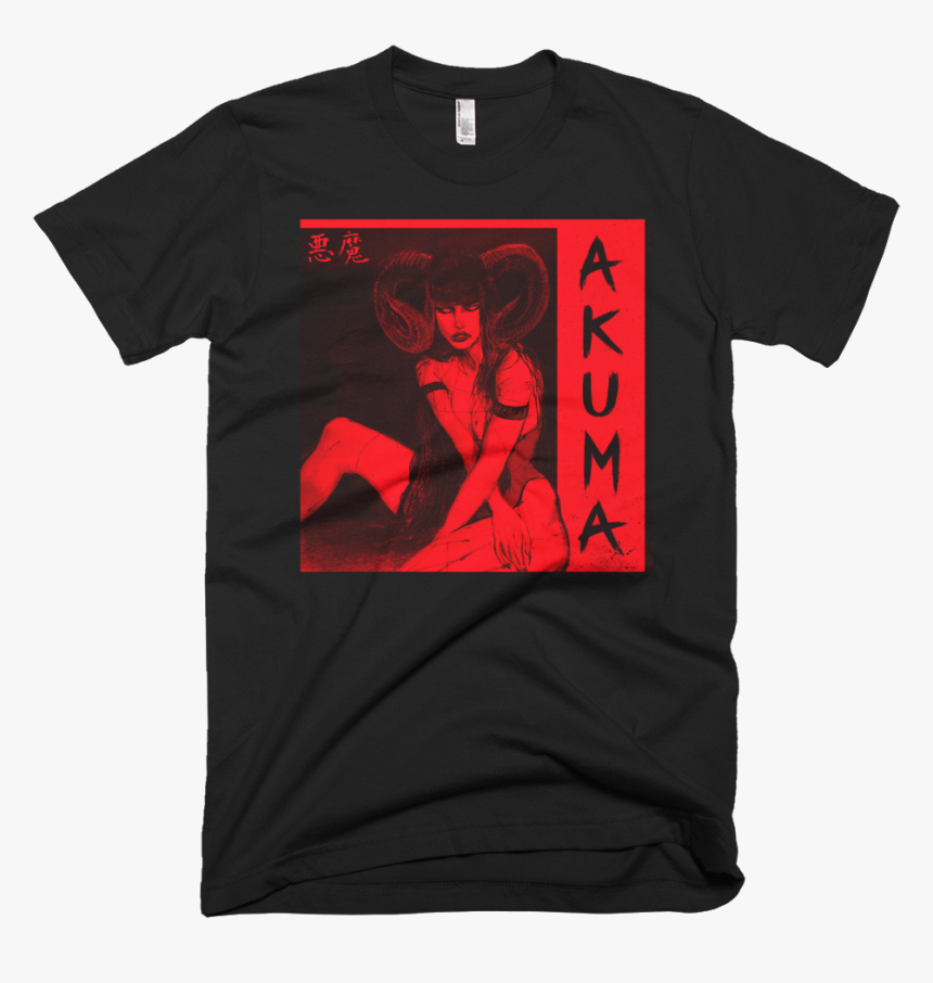 Akuma2-red2x Mockup Front Wrinkled Black - They Want Our Rhythm Not Your Blues, HD Png Download, Free Download