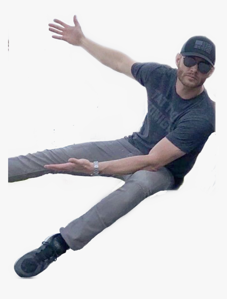 Sitting , Png Download - Jensen Ackles, Transparent Png, Free Download