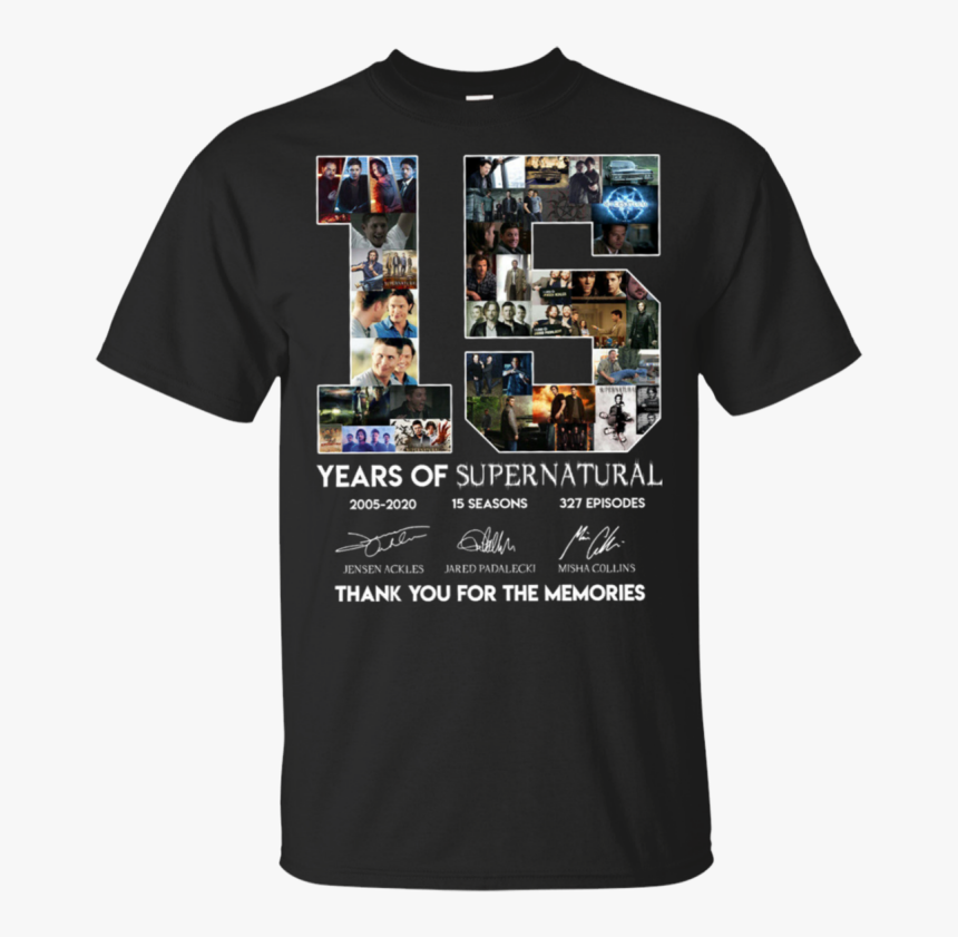 Supernatural 15 Years Shirt, HD Png Download, Free Download