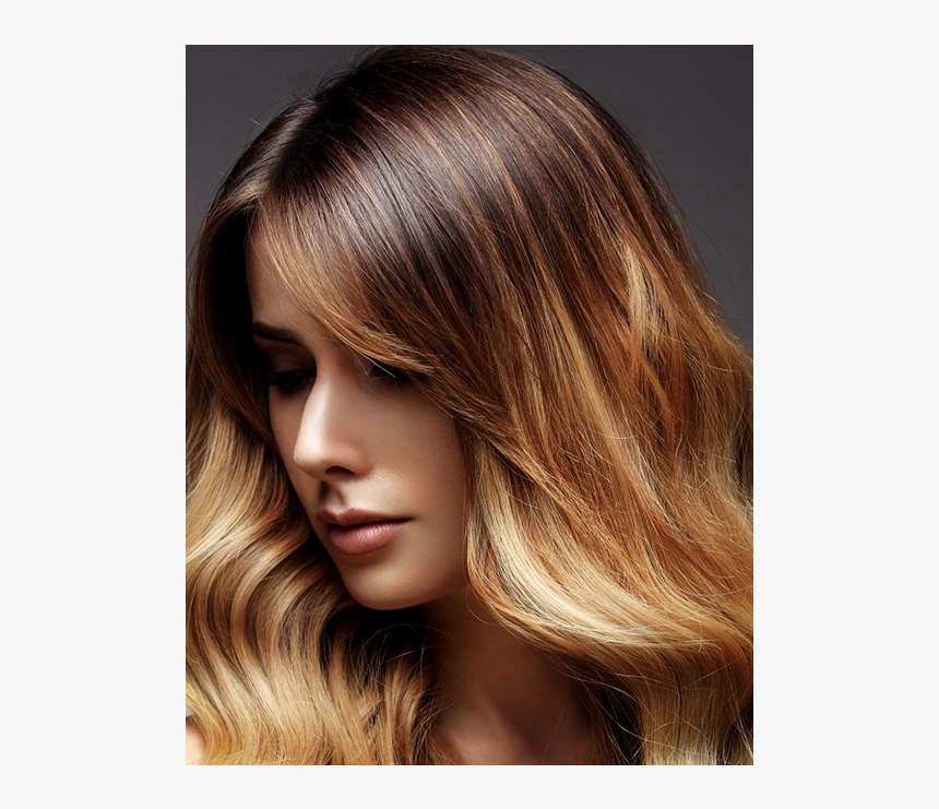 Long Woman Brown Hair - Strip Hair Color, HD Png Download, Free Download
