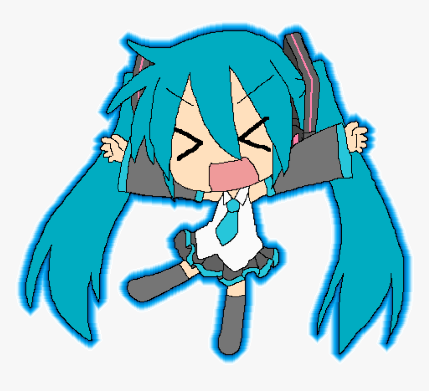 Chibi Transparent Hatsune Miku, HD Png Download, Free Download