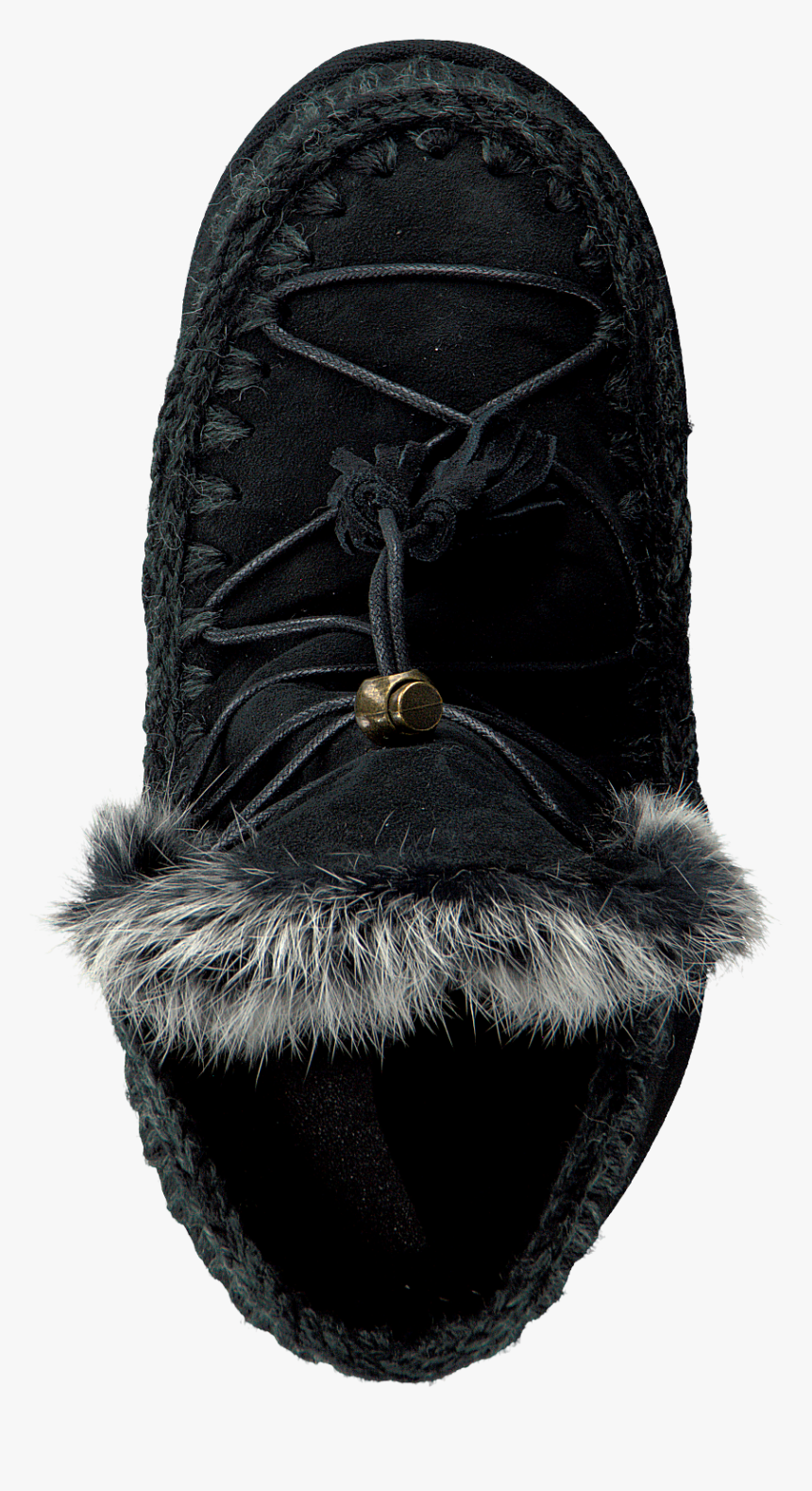 Black Mou Fur Boots Eskimo Dream Catcher Lace Up&r - Puma, HD Png Download, Free Download