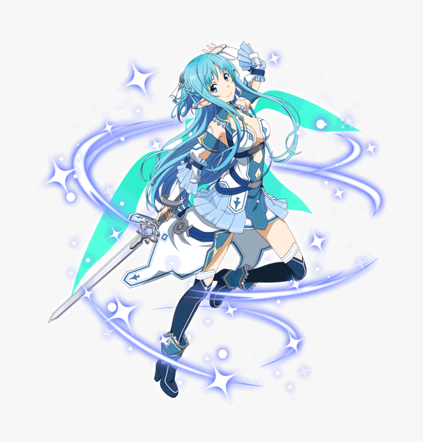 Anime Anime Sword Art Online Sao Alo Alfheim Online Sao Asuna Blue Outfit Hd Png Download Kindpng - image result for roblox gfx render sword art online wallpaper sword art sword art online kirito