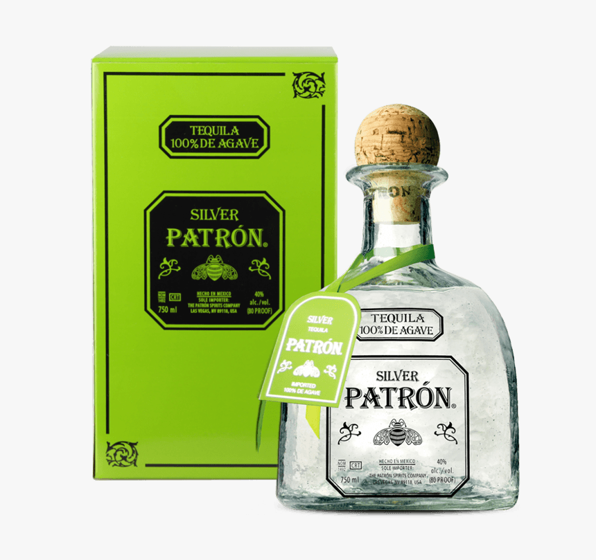 Patron Silver Tequila 700ml - Tequila Patron, HD Png Download, Free Download