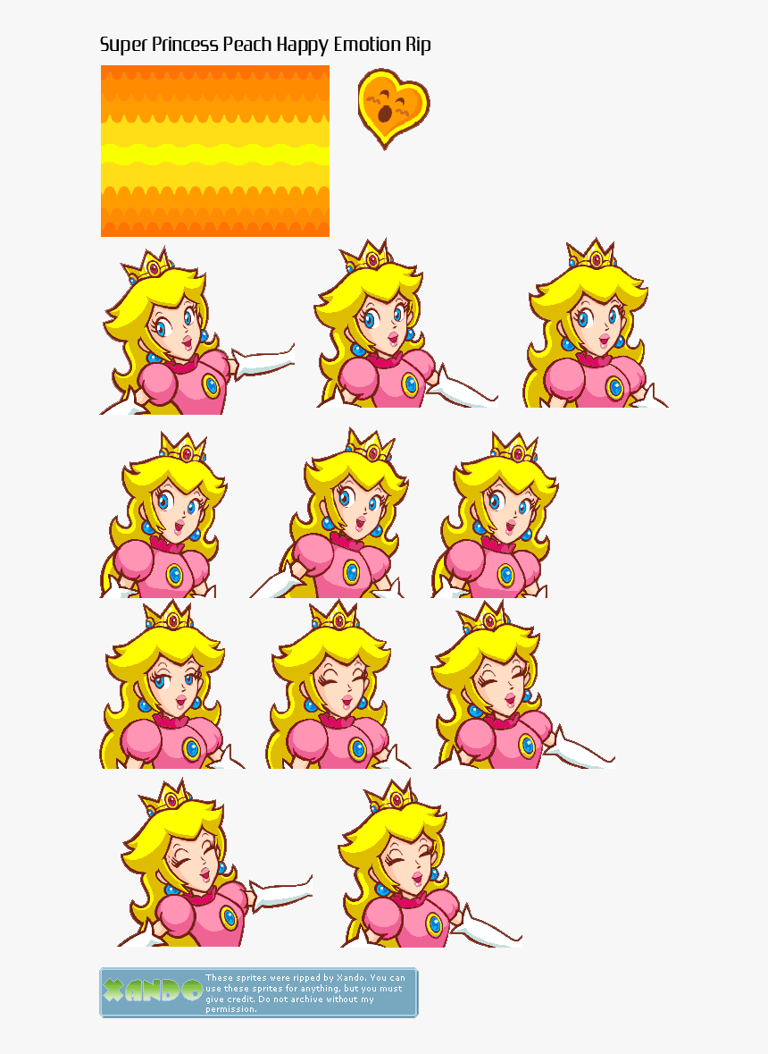 Peach Sprite Super Princess Peach , Png Download - Peach Sprite Super Princess Peach, Transparent Png, Free Download