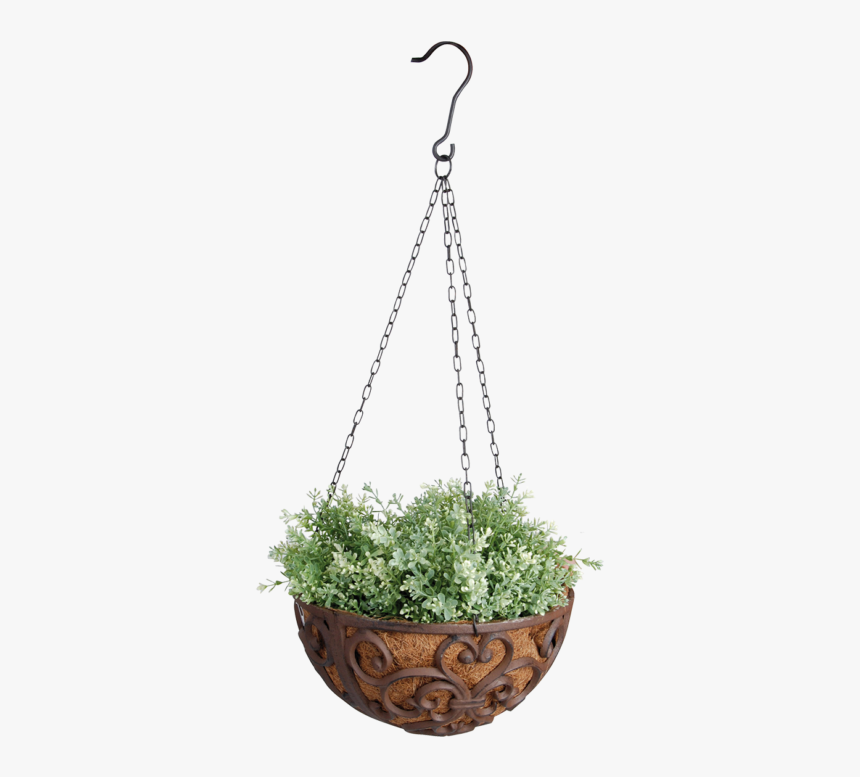 Castiron Hanging Basket Dia 12" - Cast Iron Hanging Basket, HD Png Download, Free Download