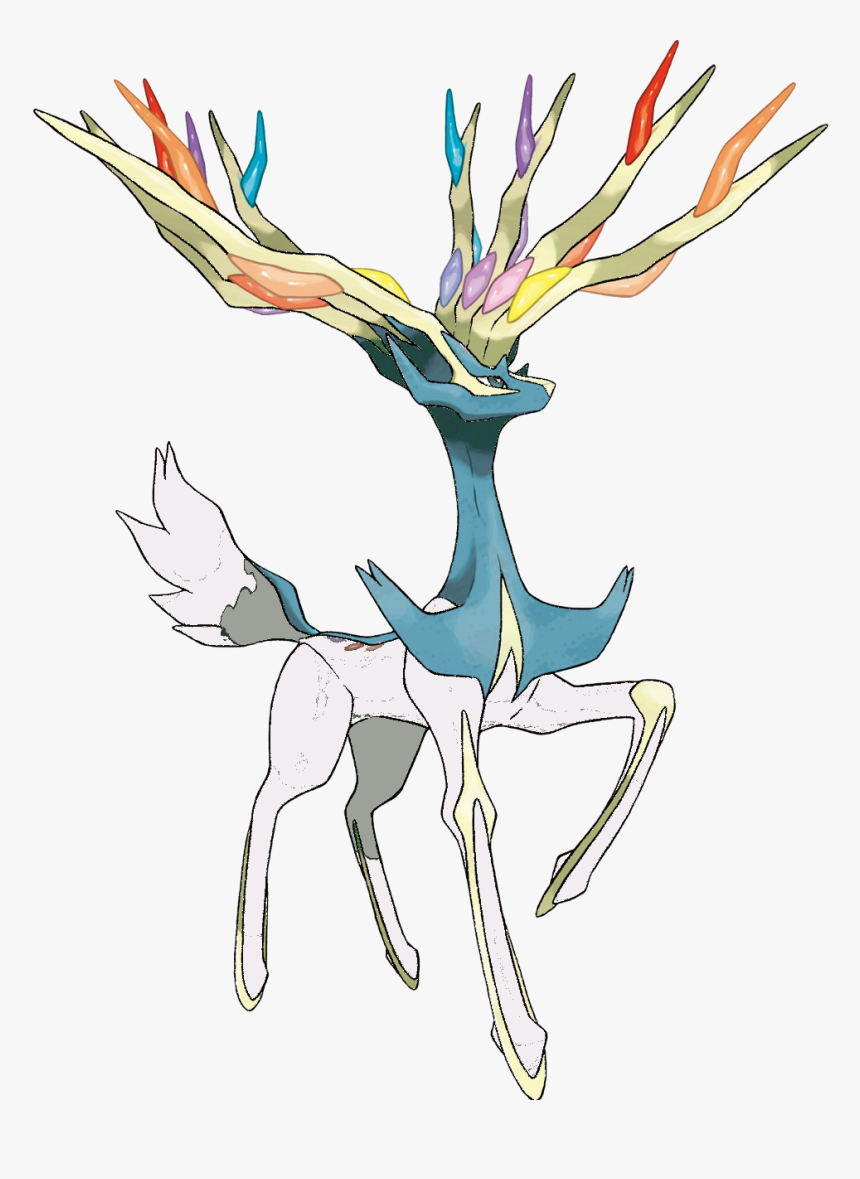 Xerneas Active Shiny - Legendary Xerneas Pokemon, HD Png Download, Free Download